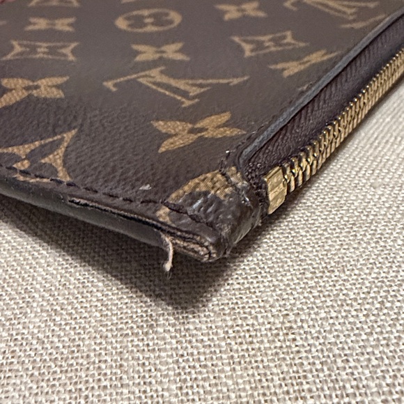 Louis Vuitton Monogram Large Neverfull Pochette/Wristlet SEE DESCRIPTION - Picture 5 of 14
